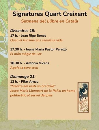 Signatures a la Setmana del Llibre en Català | 