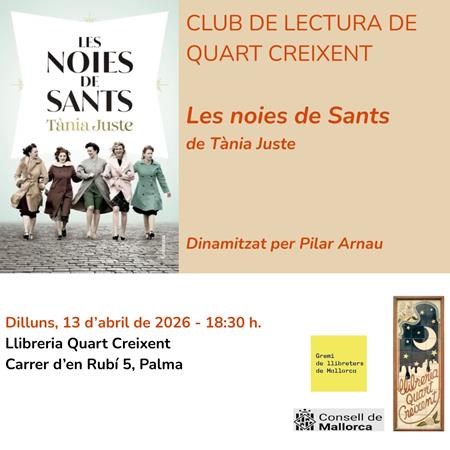 Club de lectura: 'Les noies de Sants' | 