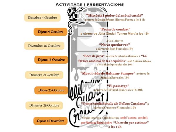 Actes per a aquest mes d'octubre | 