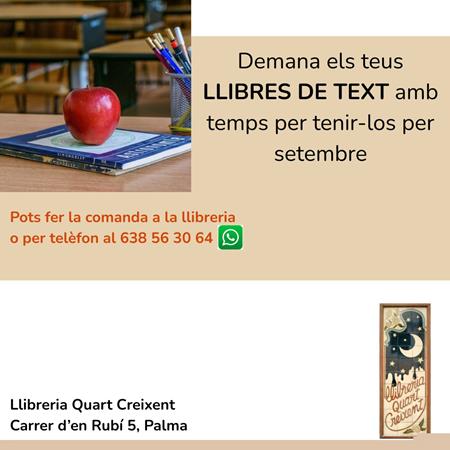 Comanda de llibres de text | 