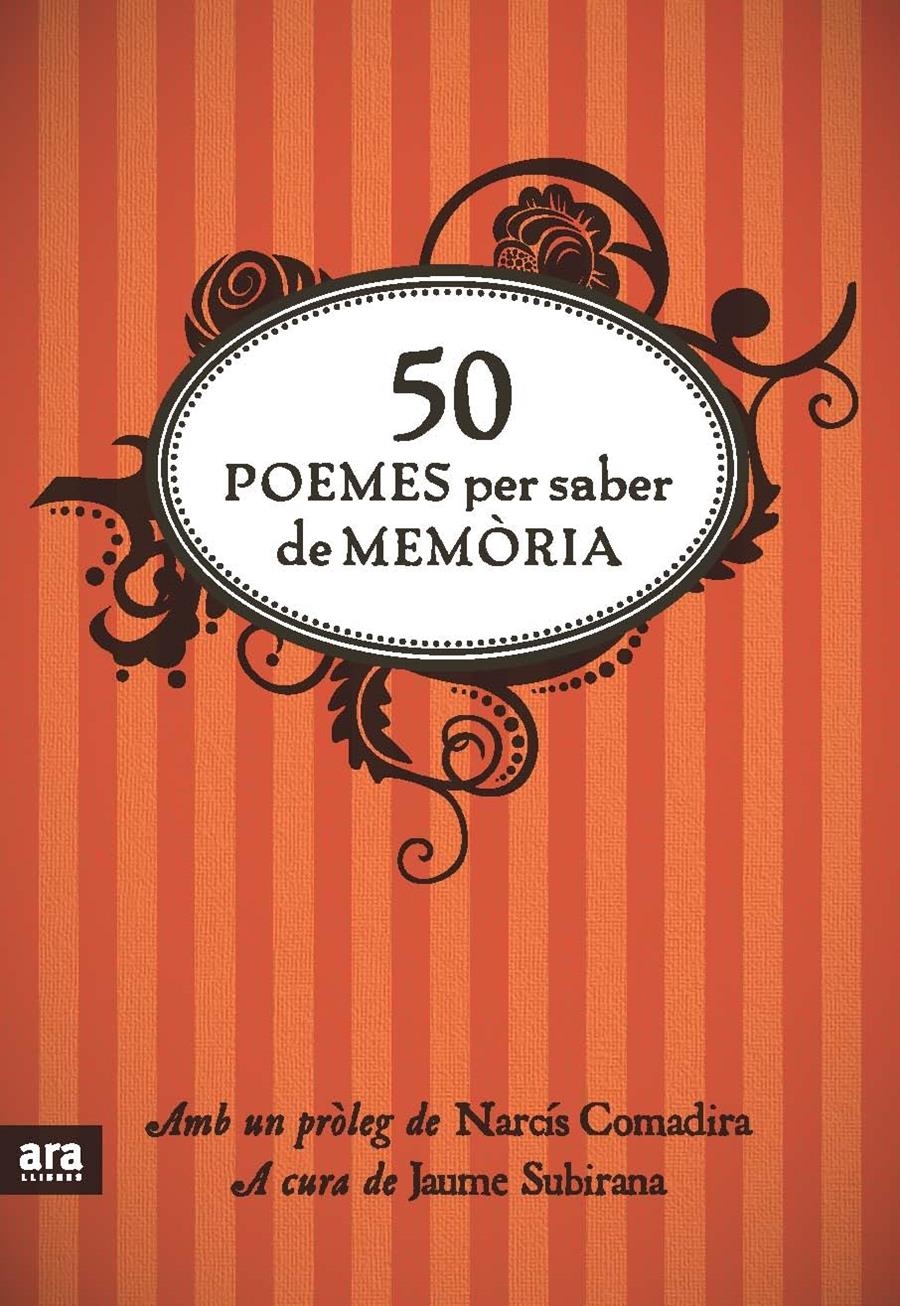 50 POEMES PER SABER DE MEMORIA | 9788492907861 | JAUME SUBIRANA