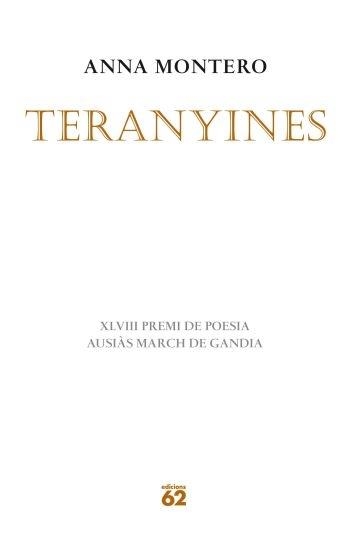 TERANYINES | 9788429767285 | ANNA MONTERO