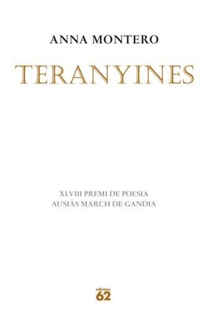 TERANYINES | 9788429767285 | ANNA MONTERO