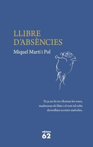 LLIBRE D'ABSENCIES | 9788429768886 | MIQUEL MARTI POL