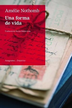 UNA FORMA DE VIDA | 9788497877688 | AMELIE NOTHOMB