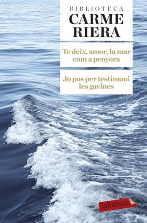 TE DEIX AMOR... JO POS PER TESTIMONI LES GAVINES | 9788499308784 | CARME RIERA