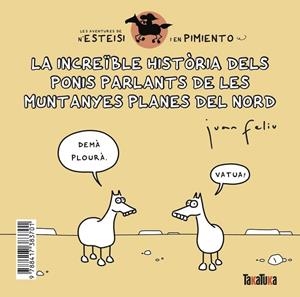 N'ESTEISI TE POLLS / LA INCREIBLE HISTORIA DELS PONIS PARLAN | 9788417383701 | JUAN FELIU