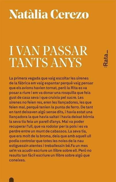 I VAN PASSAR TANTS ANYS | 9788416738045 | NATALIA CEREZO