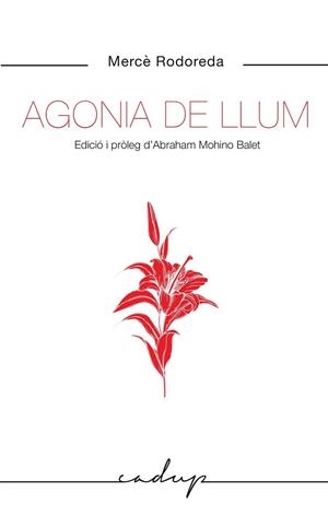 AGONIA DE LLUM | 9788412455748 | MERCE RODOREDA