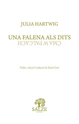 UNA FALENA ALS DITS | 9788409687541 | HARTWIG, JULIA / HARTWIG, JULIA