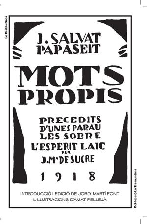 MOTS PROPIS | 9788412820409 | SALVAT-PAPASSEIT, JOAN