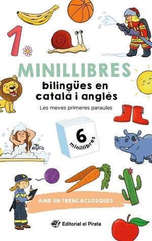 MINILLIBRES BILINGÜES EN CATALÀ I ANGLÈS - LES MEVES PRIMERES PARAULES | 9788419912459 | DEL PIRATA, EDICIONS