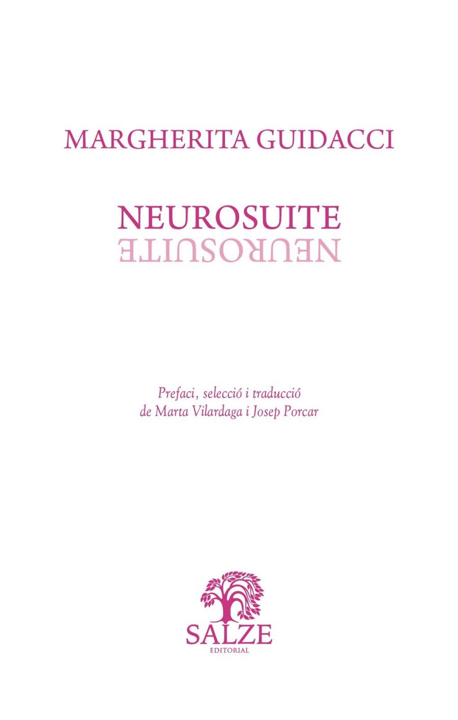 NEUROSUITE | 9788409814770 | GUIDACCI, MARGHERITA