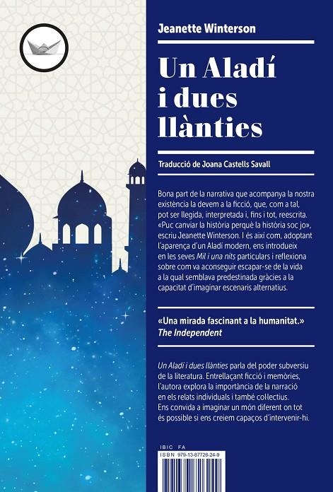 UN ALADÍ I DUES LLÀNTIES | 9791387726249 | WINTERSON, JEANETTE