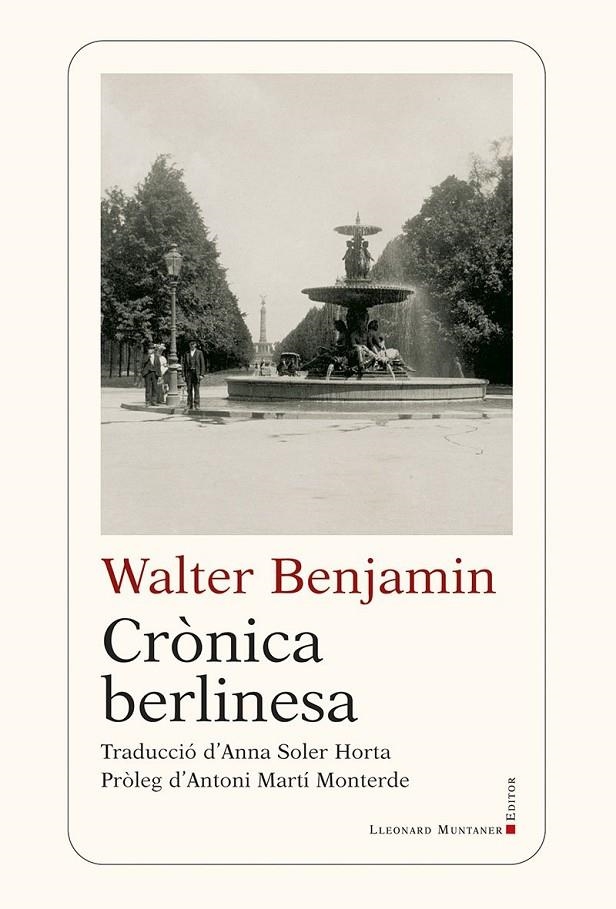 CRÒNICA BERLINESA | 9788410377905 | BENJAMIN, WALTER